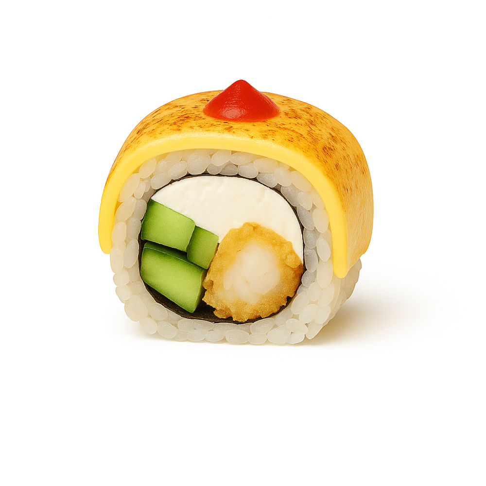 «Чиз ролл с креветкой темпура» 8шт