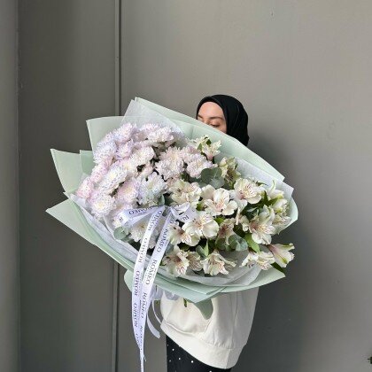 Хризантема + альстромерия