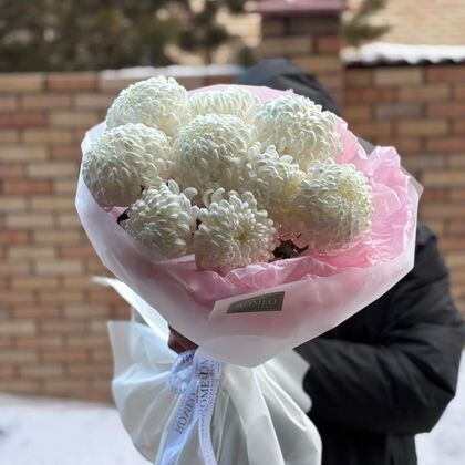 Хризантема бигуди