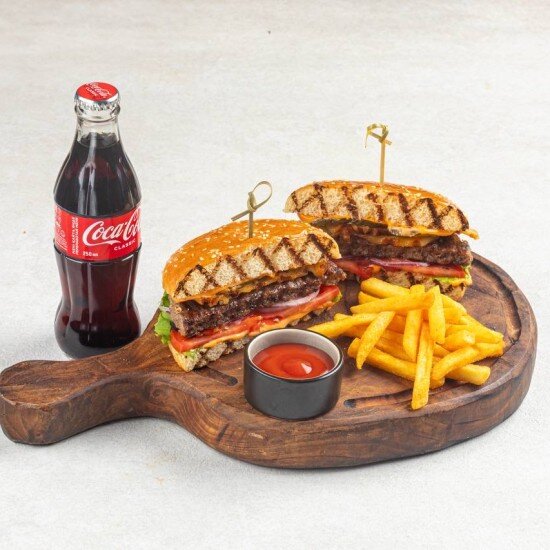 Комбо бургер говяжий