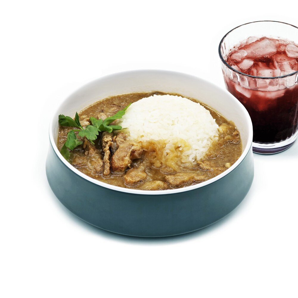 洋蔥蒜香炆豬肉套餐